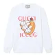 【GUCCI  公式旗艦店】グッチ 丸首の衛衣 スウェットご好評に付き再入荷 240902