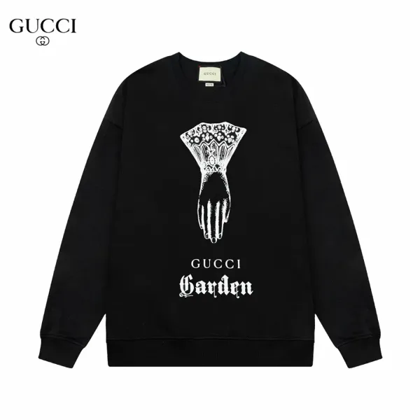 【GUCCI  公式旗艦店】グッチ 丸首の衛衣 スウェットご好評に付き再入荷 240902