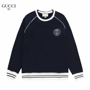 【GUCCI  公式旗艦店】グッチ  丸首の衛衣 スウェットご好評に付き再入荷 240828