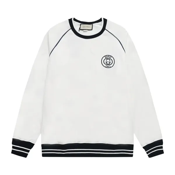 【GUCCI  公式旗艦店】グッチ  丸首の衛衣 スウェットご好評に付き再入荷 240828