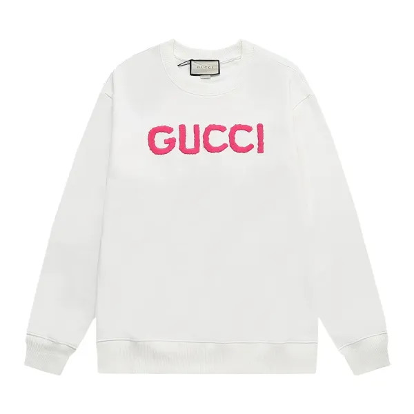 【GUCCI  公式旗艦店】グッチ 丸首の衛衣 スウェットご好評に付き再入荷 240828