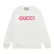 【GUCCI  公式旗艦店】グッチ 丸首の衛衣 スウェットご好評に付き再入荷 240828