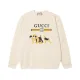 【GUCCI  公式旗艦店】グッチ  丸首の衛衣 スウェットご好評に付き再入荷 240816
