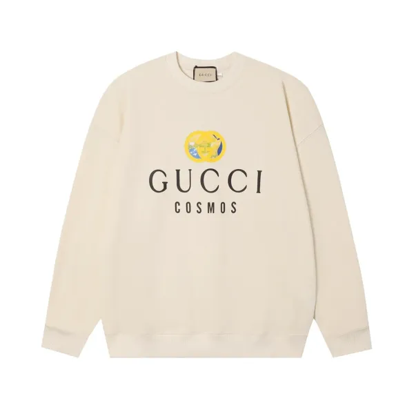 【GUCCI  公式旗艦店】グッチ  丸首の衛衣 スウェットご好評に付き再入荷 240816