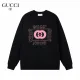 【GUCCI  公式旗艦店】グッチ  丸首の衛衣 スウェットご好評に付き再入荷 240816