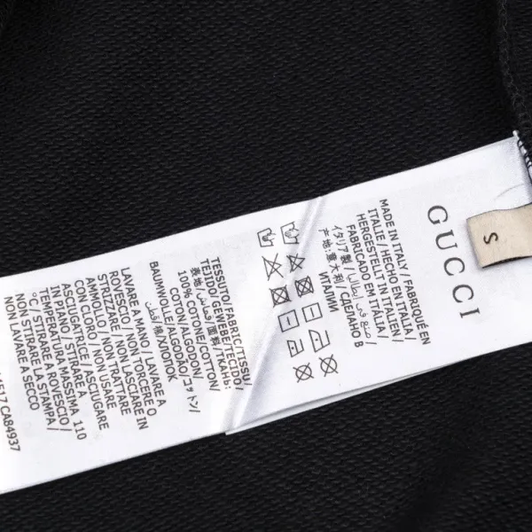 【GUCCI  公式旗艦店】グッチ  丸首の衛衣 スウェットご好評に付き再入荷 240816
