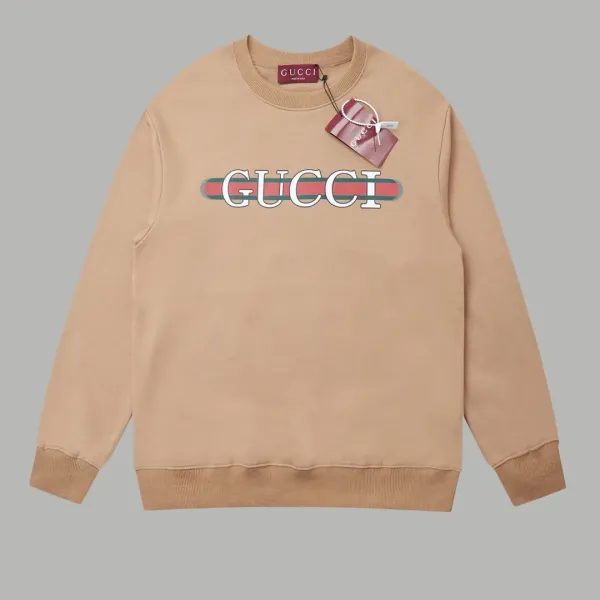 【GUCCI  公式旗艦店】グッチ  丸首の衛衣 スウェットご好評に付き再入荷 240816