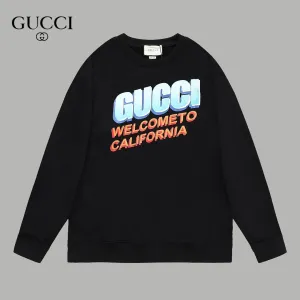 【GUCCI  公式旗艦店】グッチ 丸首の衛衣 スウェットご好評に付き再入荷 240811