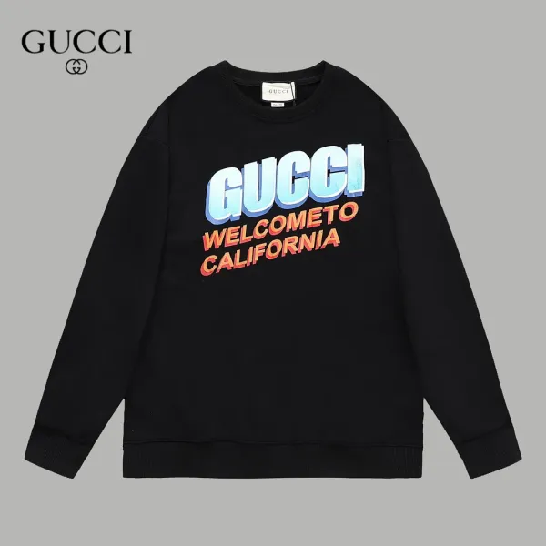 【GUCCI  公式旗艦店】グッチ 丸首の衛衣 スウェットご好評に付き再入荷 240811
