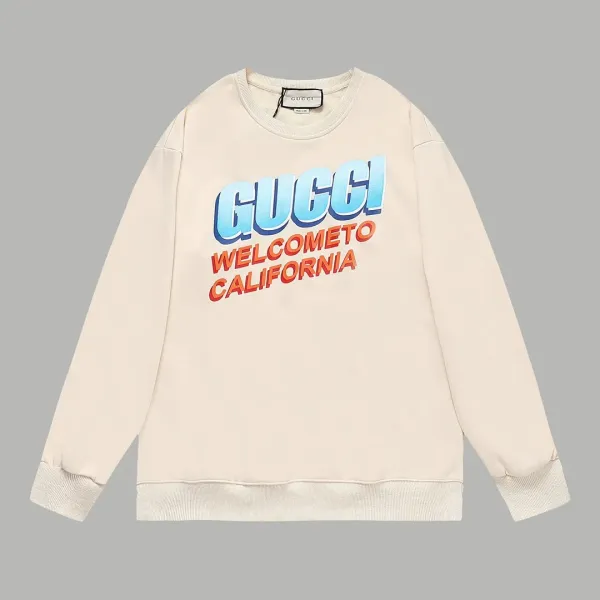 【GUCCI  公式旗艦店】グッチ 丸首の衛衣 スウェットご好評に付き再入荷 240811