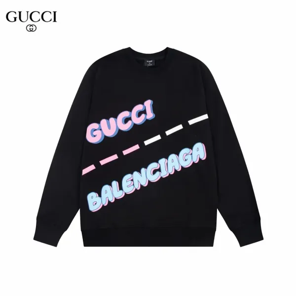 【GUCCI  公式旗艦店】グッチ  丸首の衛衣 スウェットご好評に付き再入荷！
