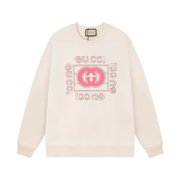 【GUCCI  公式旗艦店】グッチ  丸首の衛衣 スウェットご好評に付き再入荷！