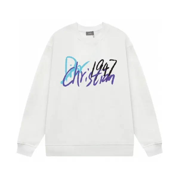 【DIOR  公式旗艦店】ディオール  丸首の衛衣 スウェット ご好評に付き再入荷！241121