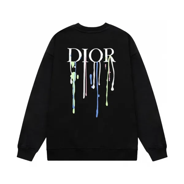 【DIOR  公式旗艦店】ディオール  丸首の衛衣  スウェット ご好評に付き再入荷！241121