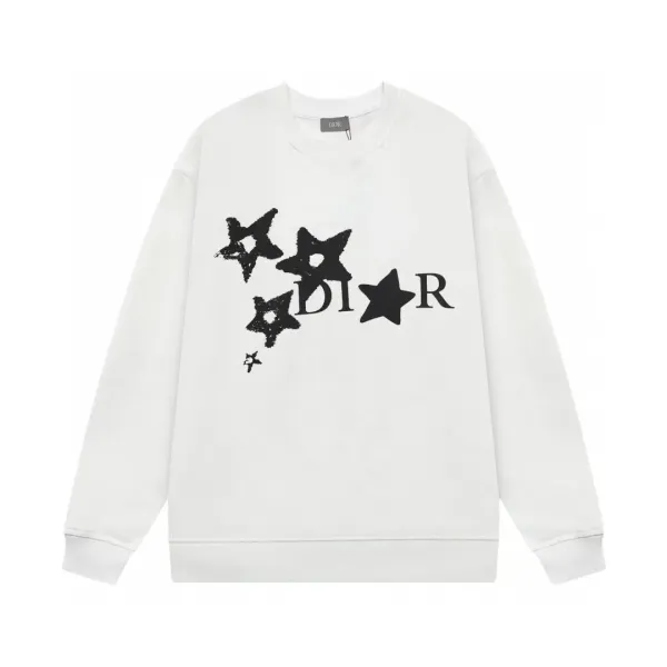 【DIOR 公式旗艦店】ディオール  丸首の衛衣 スウェットご好評に付き再入荷 241025