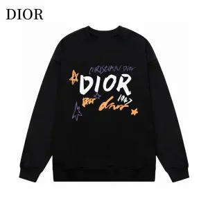 【DIOR 公式旗艦店】ディオール  丸首の衛衣 スウェットご好評に付き再入荷 241025