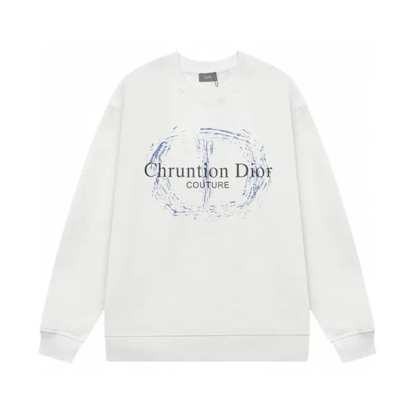 【DIOR 公式旗艦店】ディオール  丸首の衛衣 スウェットご好評に付き再入荷 241025