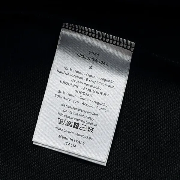 【DIOR  公式旗艦店】ディオール  丸首の衛衣 ご好評に付き再入荷 240809