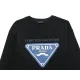 【PRADA 公式旗艦店】プラダ  丸首の衛衣 スウェットご好評に付き再入荷 240809