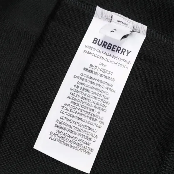 【BURBERRY   公式旗艦店】バーバリー   丸首の衛衣 スウェットご好評に付き再入荷 241025