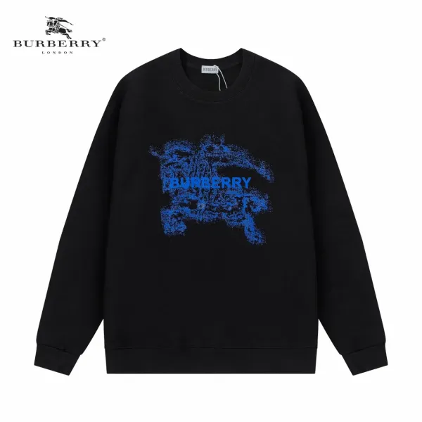 【BURBERRY 公式旗艦店】バーバリー  丸首の衛衣 スウェット ご好評に付き再入荷240829