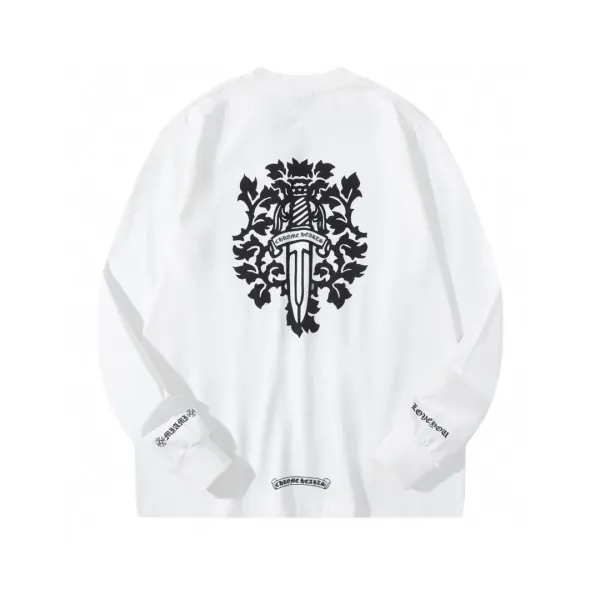 【CHROME HEARTS 公式旗艦店】クロムハーツ  丸首の衛衣  スウェットご好評に付き再入荷！241217