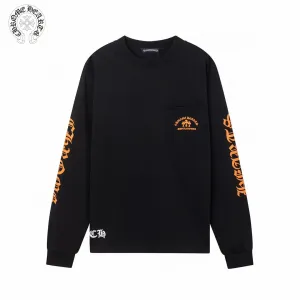【CHROME HEARTS 公式旗艦店】クロムハーツ  丸首の衛衣  スウェットご好評に付き再入荷！241217