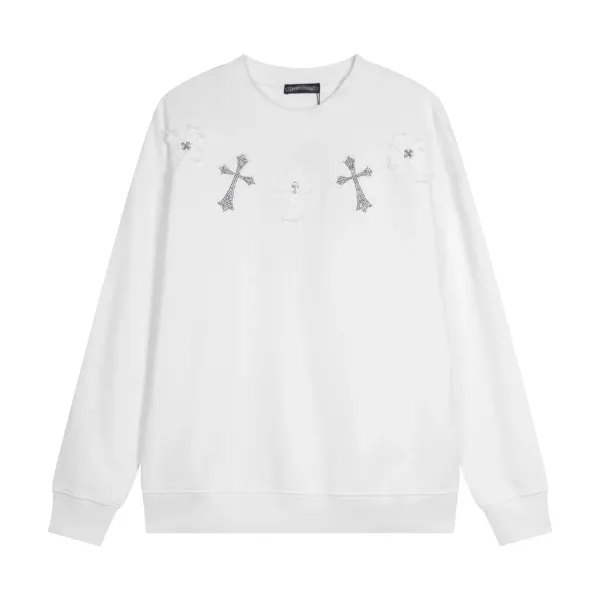 【CHROME HEARTS 公式旗艦店】クロムハーツ  丸首の衛衣 スウェット ご好評に付き再入荷241114