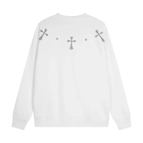 【CHROME HEARTS 公式旗艦店】クロムハーツ  丸首の衛衣 スウェット ご好評に付き再入荷241114