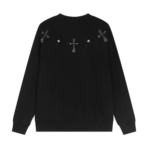 【CHROME HEARTS 公式旗艦店】クロムハーツ  丸首の衛衣 スウェット ご好評に付き再入荷241114