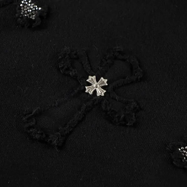 【CHROME HEARTS 公式旗艦店】クロムハーツ  丸首の衛衣 スウェット ご好評に付き再入荷241114