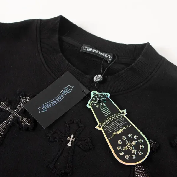 【CHROME HEARTS 公式旗艦店】クロムハーツ  丸首の衛衣 スウェット ご好評に付き再入荷241114