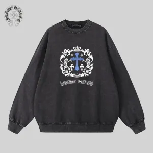 【CHROME HEARTS 公式旗艦店】クロムハーツ  丸首の衛衣  スウェットご好評に付き再入荷  241025