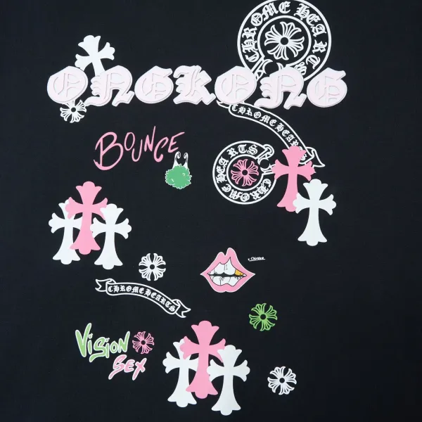 【CHROME HEARTS 公式旗艦店】クロムハーツ  丸首の衛衣 スウェット ご好評に付き再入荷240829