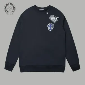【CHROME HEARTS 公式旗艦店】クロムハーツ  丸首の衛衣 スウェット ご好評に付き再入荷240829
