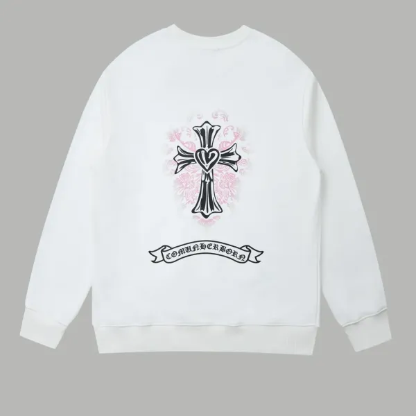 【CHROME HEARTS 公式旗艦店】クロムハーツ  丸首の衛衣 スウェット ご好評に付き再入荷240829