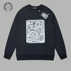【CHROME HEARTS 公式旗艦店】クロムハーツ  丸首の衛衣 スウェット ご好評に付き再入荷240829