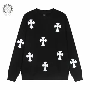 【CHROME HEARTS 公式旗艦店】クロムハーツ  丸首の衛衣  スウェットご好評に付き再入荷 240817
