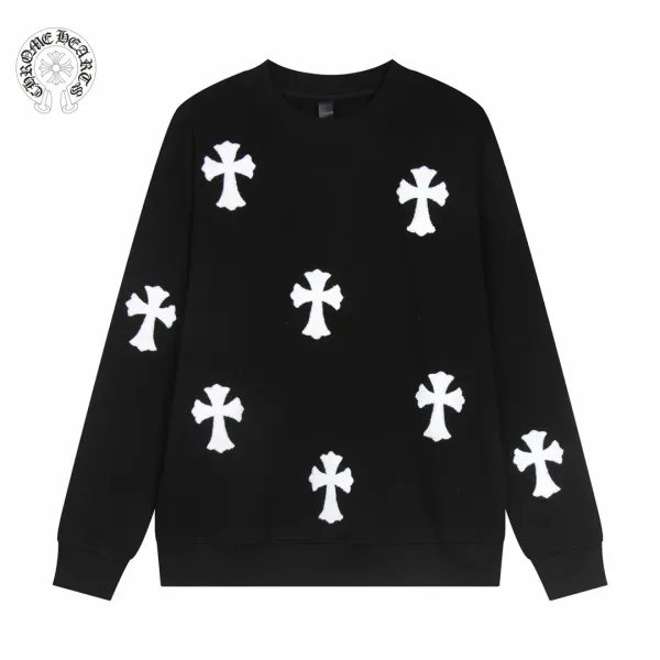 【CHROME HEARTS 公式旗艦店】クロムハーツ  丸首の衛衣  スウェットご好評に付き再入荷 240817