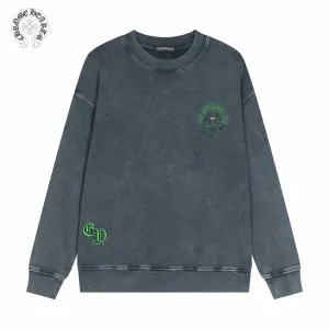 【CHROME HEARTS 公式旗艦店】クロムハーツ  丸首の衛衣  スウェットご好評に付き再入荷 240809