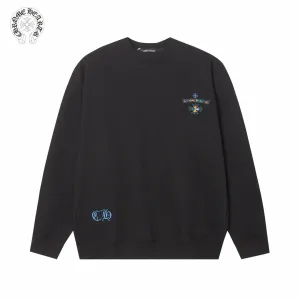 【CHROME HEARTS 公式旗艦店】クロムハーツ  丸首の衛衣  スウェットご好評に付き再入荷 240809