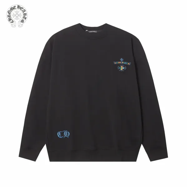 【CHROME HEARTS 公式旗艦店】クロムハーツ  丸首の衛衣  スウェットご好評に付き再入荷 240809