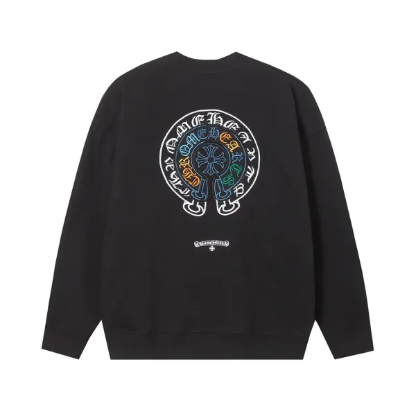【CHROME HEARTS 公式旗艦店】クロムハーツ  丸首の衛衣  スウェットご好評に付き再入荷 240809