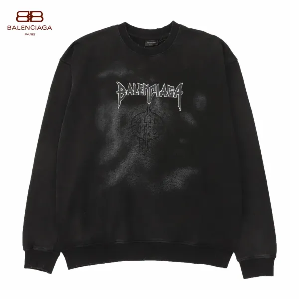 【BALENCIAGA 公式旗艦店】バレンシアガ 丸首の衛衣 スウェット ご好評に付き再入荷!241127 【BALENCIAGA 公式旗艦店】バレンシアガ 丸首の衛衣 スウェット ご好評に付き再入荷!241127
