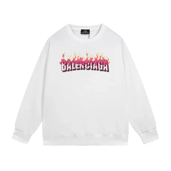 【BALENCIAGA 公式旗艦店】バレンシアガ 丸首の衛衣 スウェット ご好評に付き再入荷！241127