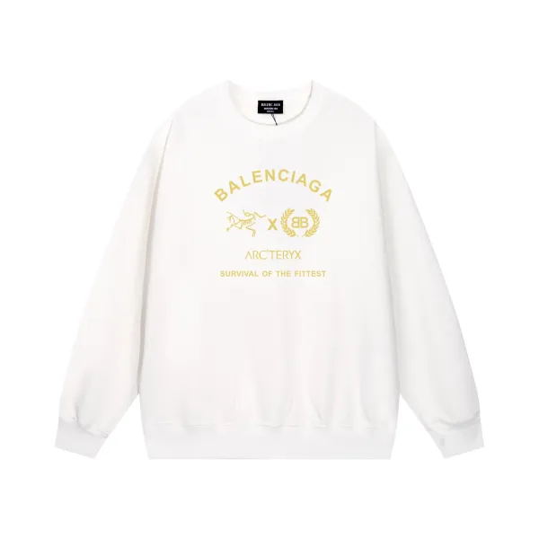 【BALENCIAGA 公式旗艦店】バレンシアガ 丸首の衛衣 スウェット ご好評に付き再入荷!241127 【BALENCIAGA 公式旗艦店】バレンシアガ 丸首の衛衣 スウェット ご好評に付き再入荷!241127