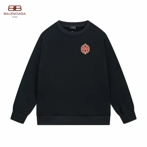 【BALENCIAGA 公式旗艦店】バレンシアガ 丸首の衛衣 スウェット ご好評に付き再入荷！241127
