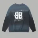 【BALENCIAGA 公式旗艦店】バレンシアガ 丸首の衛衣 スウェット ご好評に付き再入荷！241120