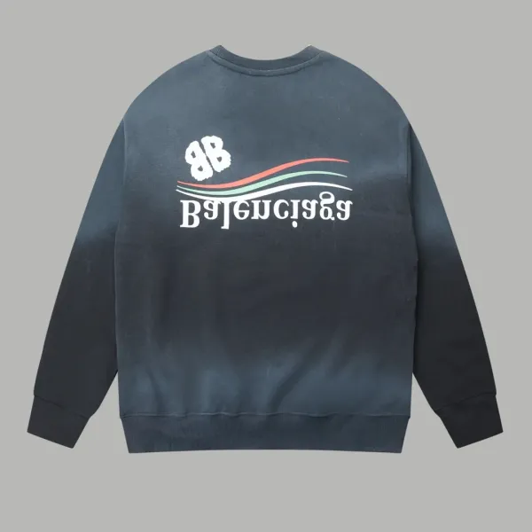 【BALENCIAGA 公式旗艦店】バレンシアガ 丸首の衛衣 スウェット ご好評に付き再入荷！241120