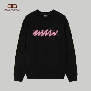 【BALENCIAGA 公式旗艦店】バレンシアガ 丸首の衛衣 スウェット ご好評に付き再入荷 240809